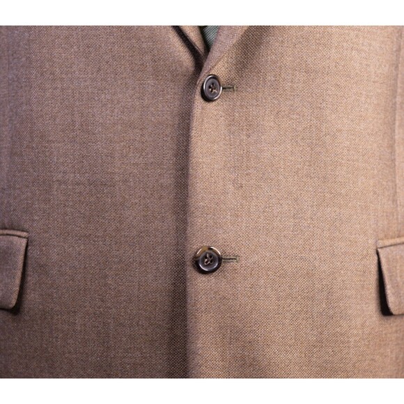 Joseph Abb Camel Tan Seasonless Wool/bambo STAYS COOL 2-Button Blazer Jacket 44L - Picture 7 of 11